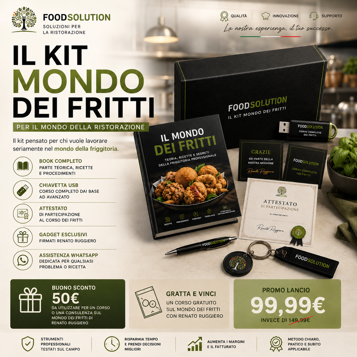 Kit di Formazione Completo per il Mondo Dei Fritti